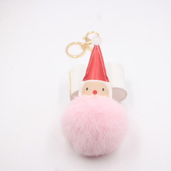 Wholesale Keychain Leather Christmas Cute Plush Gift JDC-KC-Zuge071