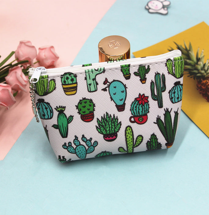 Jewelry WholesaleWholesale Cactus Storage PU Coin Purse Creative Cartoon Wallet JDC-WT-Donglej018 Wallet 东津 %variant_option1% %variant_option2% %variant_option3%  Factory Price JoyasDeChina Joyas De China