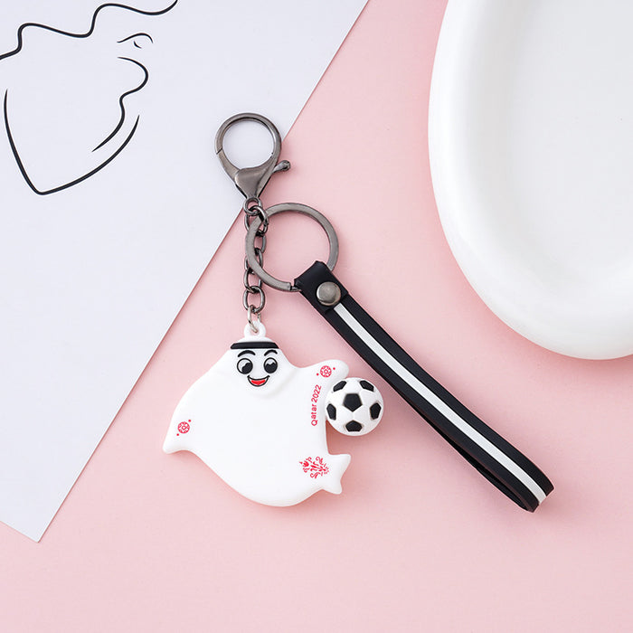 Wholesale Qatar World Cup Mascot Keychain JDC-KC-XiangY011