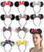 Jewelry WholesaleWholesale sequin polka dot bow round ear hair band JDC-HD-YL002 Headband 雅伦 %variant_option1% %variant_option2% %variant_option3%  Factory Price JoyasDeChina Joyas De China