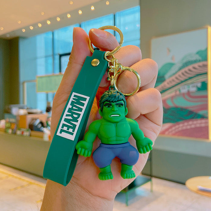 Wholesale Keychains For Backpacks Cartoon Key Chain U.S. Captain Doll Key Pendant Bag MOQ≥2 JDC-KC-YDao024