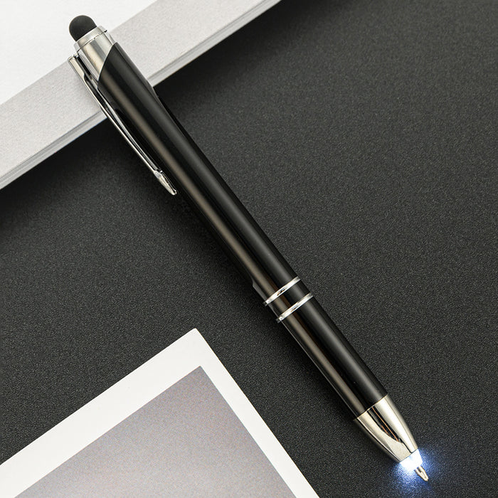 Wholesale Ballpoint Pen Touch Screen Light Pen LED Office Stationery MOQ≥2 JDC-BP-huah119