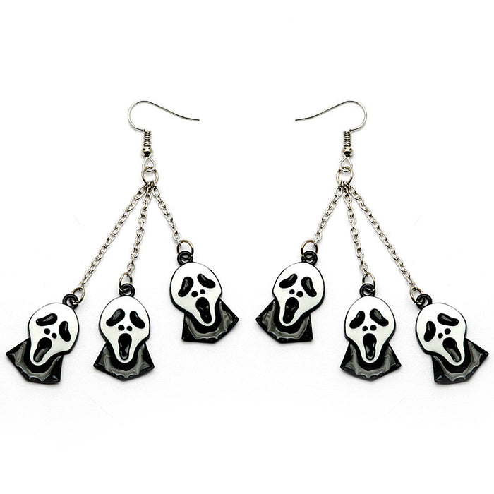 Wholesale Earrings Alloy Halloween Ghost Funny JDC-ES-Dsheng005