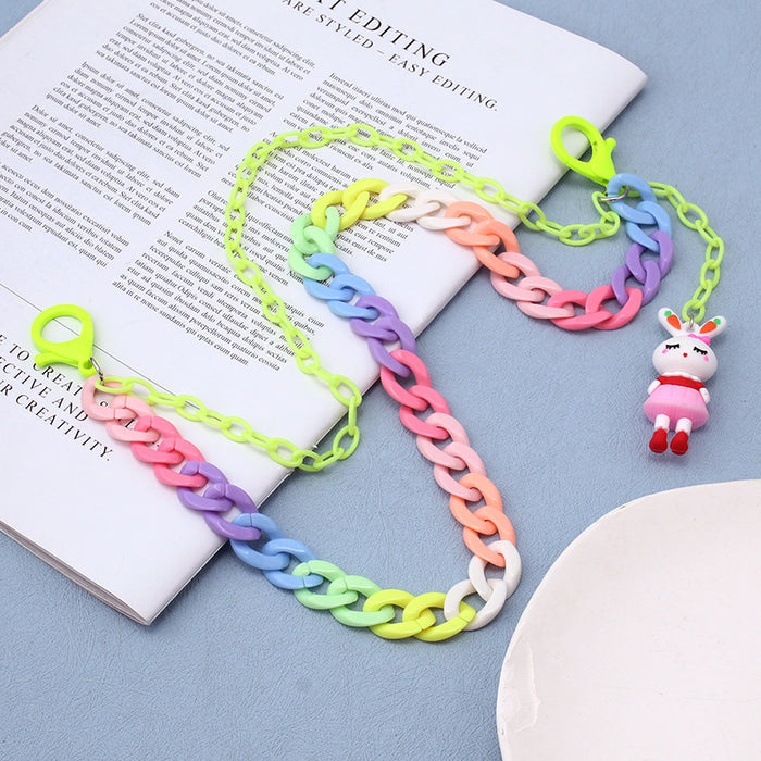 Wholesale Cartoon Soft Ceramic Resin Pants Chains (M) MOQ≥2 JDC-WB-WenB005