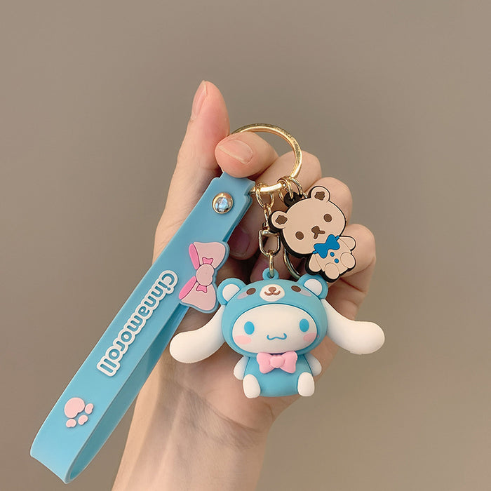 Wholesale doll key chain cartoon car key pendant MOQ≥2 JDC-KC-JCai019