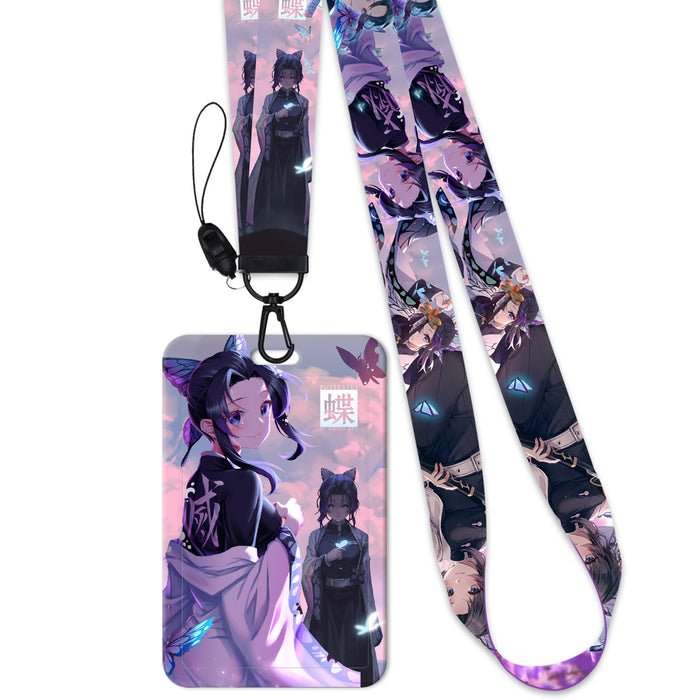 Wholesale Keychains Polyester Anime Card Case Keychain Long Lanyard Combination Detachable (M) MOQ≥8 JDC-KC-QTN012