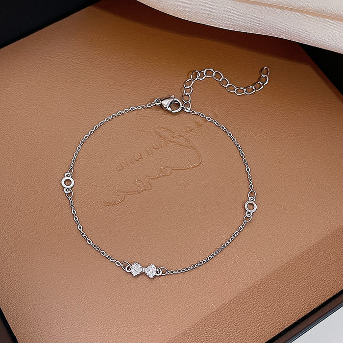 Jewelry WholesaleWholesale Pearl Titanium Steel TENNIS CHAIN Bracelet JDC-BT-HanJ001 Bracelet 韩爵 %variant_option1% %variant_option2% %variant_option3%  Factory Price JoyasDeChina Joyas De China