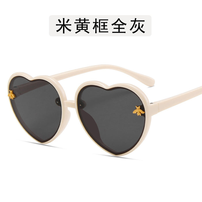 Jewelry WholesaleWholesale Children's Cartoon Little Bee Love Sunglasses JDC-SG-GuangD004 Sunglasses 光度 %variant_option1% %variant_option2% %variant_option3%  Factory Price JoyasDeChina Joyas De China