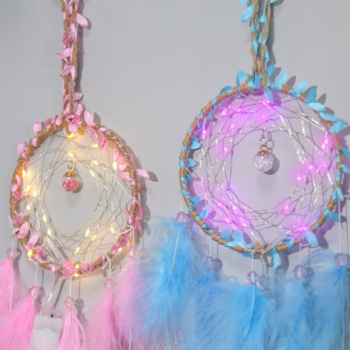 Wholesale Creative Lantern Multicolor Night Light Dreamcatcher Pendant MOQ≥2 JDC-DC-JunX021