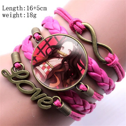 Wholesale Cool Handmade Leather Braided Bracelets MOQ≥2 (M) JDC-BT-YanY001