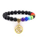 Jewelry WholesaleWholesale Aum Charm Beaded Alloy Color Stone Bracelet JDC-BT-JiuJ021 Bracelet 九江 %variant_option1% %variant_option2% %variant_option3%  Factory Price JoyasDeChina Joyas De China