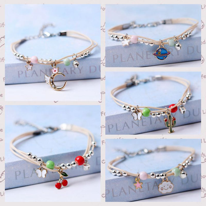 Wholesale Ceramic Moon Bay Bracelet Mini Cherry JDC-BT-YXH014