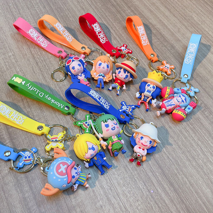 Wholesale Keychain PVC Cartoon Cute Pendant Doll Ornament JDC-KC-JG252