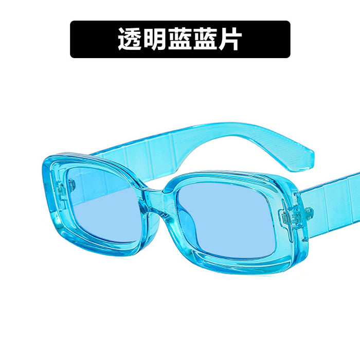 Wholesale Resin Lens Square Jelly Color Sunglasses JDC-SG-KD182