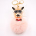 Jewelry WholesaleWholesale French Bulldog Alloy Faux Hair PVC Hairball Pom Pom  Keychain JDC-KC-Zuge017 Keychains 祖格 %variant_option1% %variant_option2% %variant_option3%  Factory Price JoyasDeChina Joyas De China