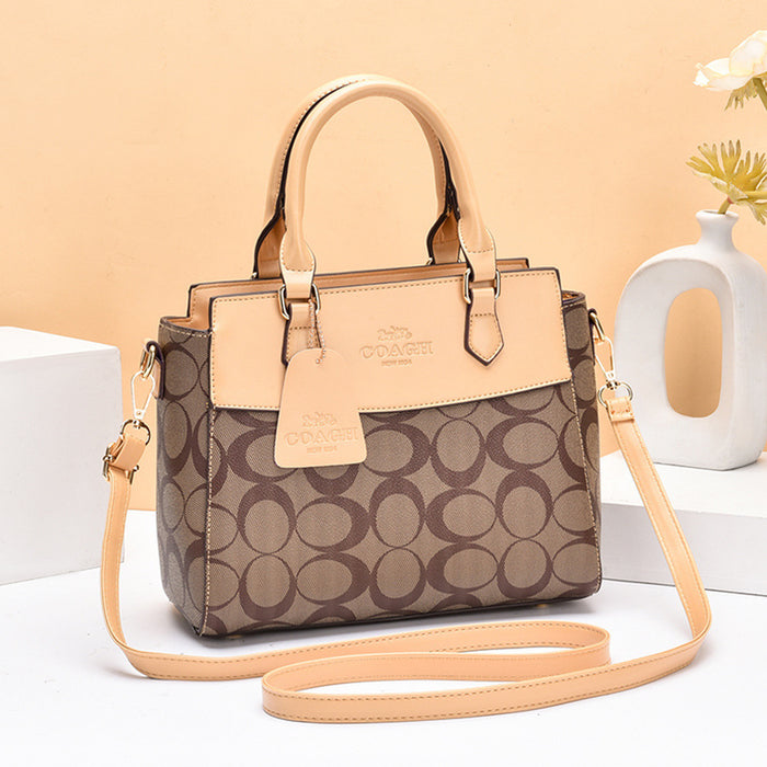 Wholesale Shoulder Bag PU Printing Large Capacity Handbag Diagonal (F) JDC-SD-haim003