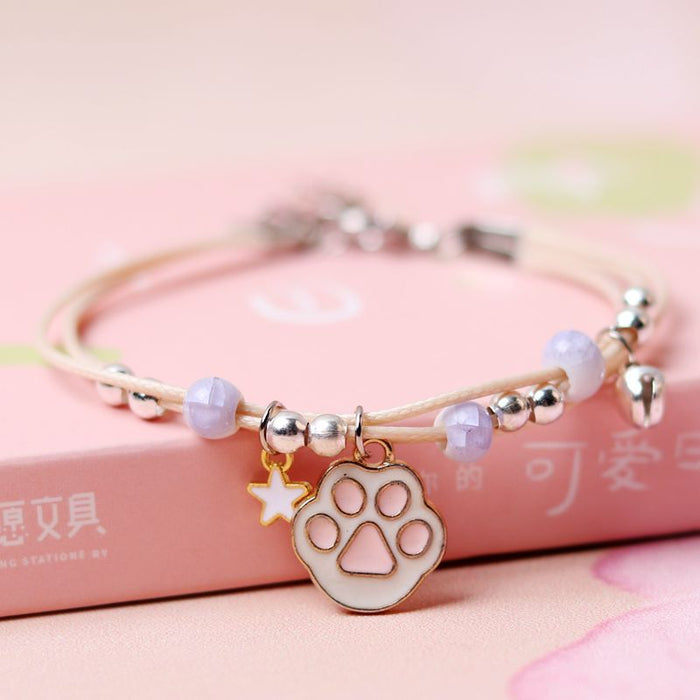 Wholesale alloy cartoon bear paw bracelet JDC-BT-YXH015