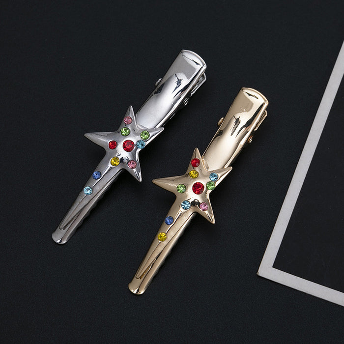 Wholesale Hair Clips Metal Pentagram MOQ≥2 JDC-HC-Jingjie042