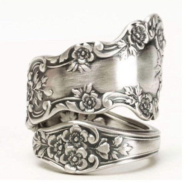 Wholesale Metal Flower Rings MOQ≥2 JDC-RS-JunY002