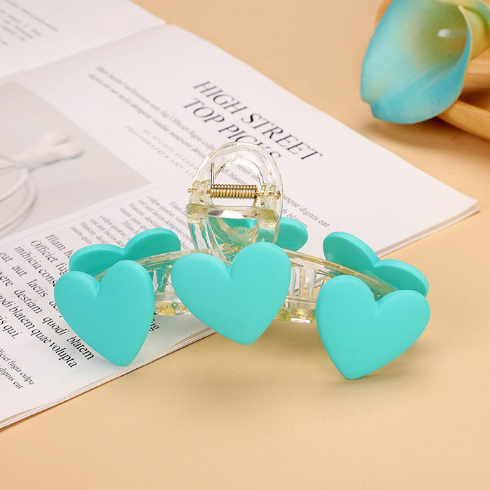 Wholesale Hairpin Metal Colored Hearts JDC-HC-MDL005