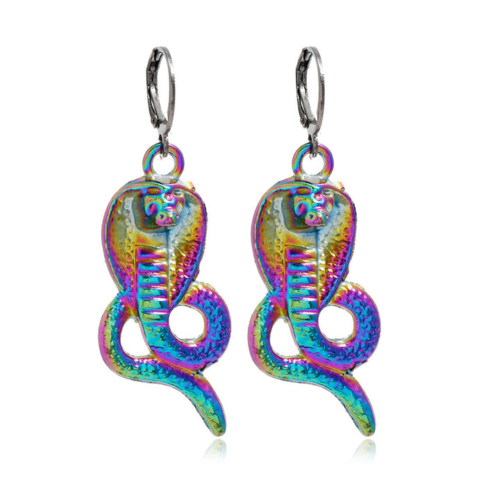 Jewelry WholesaleWholesale Set Colorful Alloy Cobra Earrings JDC-ES-LY017 Earrings 乐钰 %variant_option1% %variant_option2% %variant_option3%  Factory Price JoyasDeChina Joyas De China