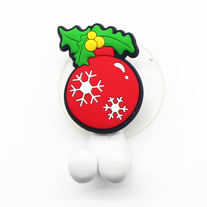 Wholesale Toothbrush Holder PVC Christmas Cute Cartoon Punch Free MOQ≥2 JDC-THR-ZhiL005