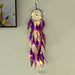 Jewelry WholesaleWholesale wind chimes purple feather weaving dream catcher network MOQ≥2 JDC-DC-JunX009 Dreamcatcher 俊贤 %variant_option1% %variant_option2% %variant_option3%  Factory Price JoyasDeChina Joyas De China