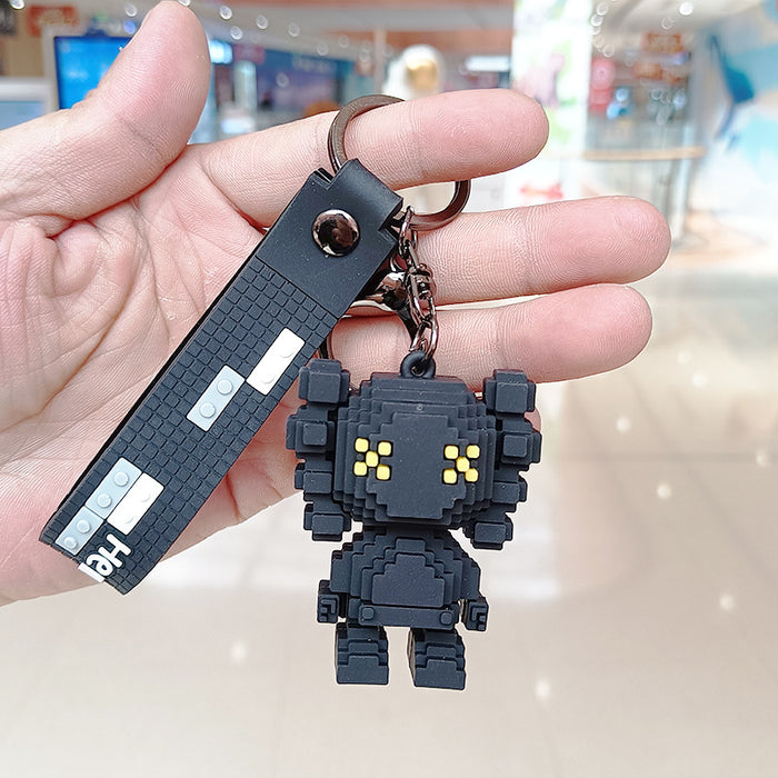 Jewelry WholesaleWholesale personality building block key chain car doll doll JDC-KC-YChaang007 Keychains 亿昌 %variant_option1% %variant_option2% %variant_option3%  Factory Price JoyasDeChina Joyas De China