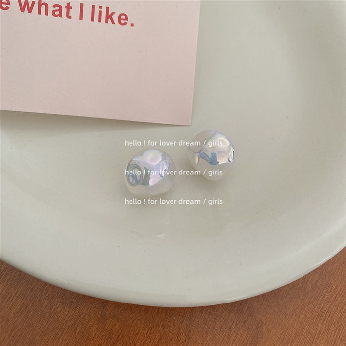 Wholesale Mermaid Ji Huancai Little Bean Love Earrings MOQ≥2 JDC-ES-Lfm007