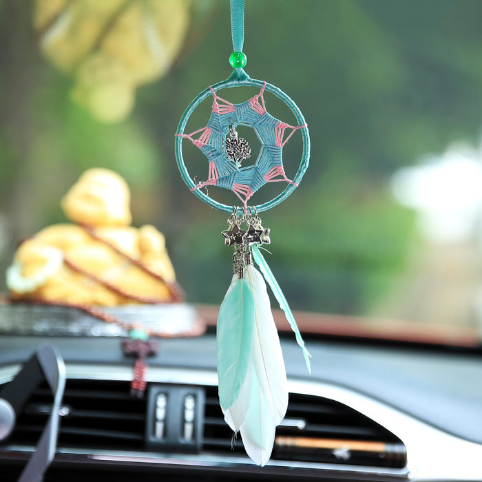 Wholesale handmade retro seven-pointed star dreamcatcher MOQ≥2 JDC-DC-JunX015