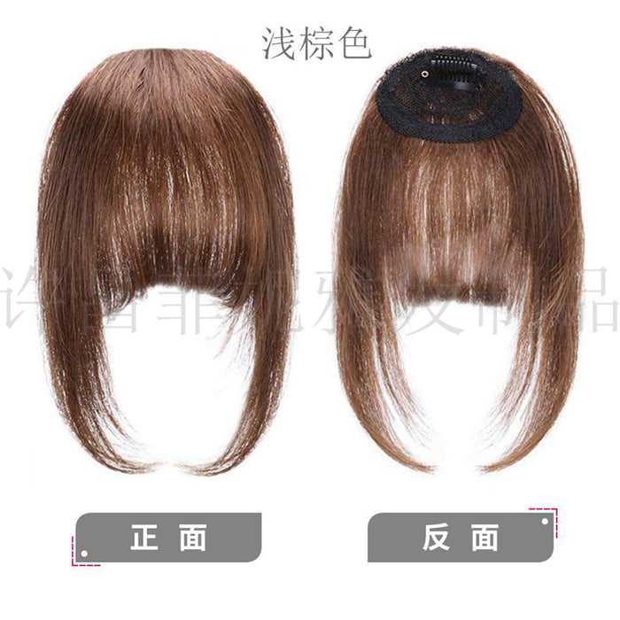 Wholesale Wigs Sideburns Forehead Bangs Real Hair Replacement MOQ≥3 JDC-WS-FNY001