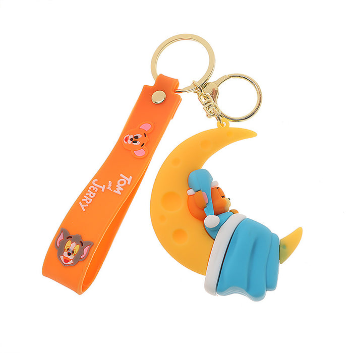 Wholesale Silicone Cartoon Cute Keychain Pendant Keychain JDC-KC-ZiX018