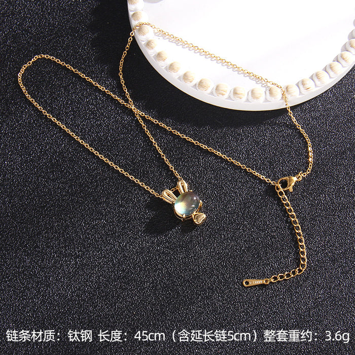 Jewelry WholesaleWholesale Copper Zircon Titanium Steel Thermostable Necklace JDC-NE-RongS004 Necklaces 荣硕 %variant_option1% %variant_option2% %variant_option3%  Factory Price JoyasDeChina Joyas De China