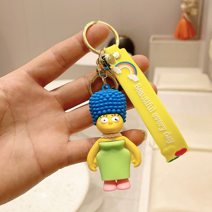 Jewelry WholesaleWholesale Cartoon Doll PVC Silicone Alloy Keychain (F) JDC-KC-FeiRun026 Keychains 飞润 %variant_option1% %variant_option2% %variant_option3%  Factory Price JoyasDeChina Joyas De China