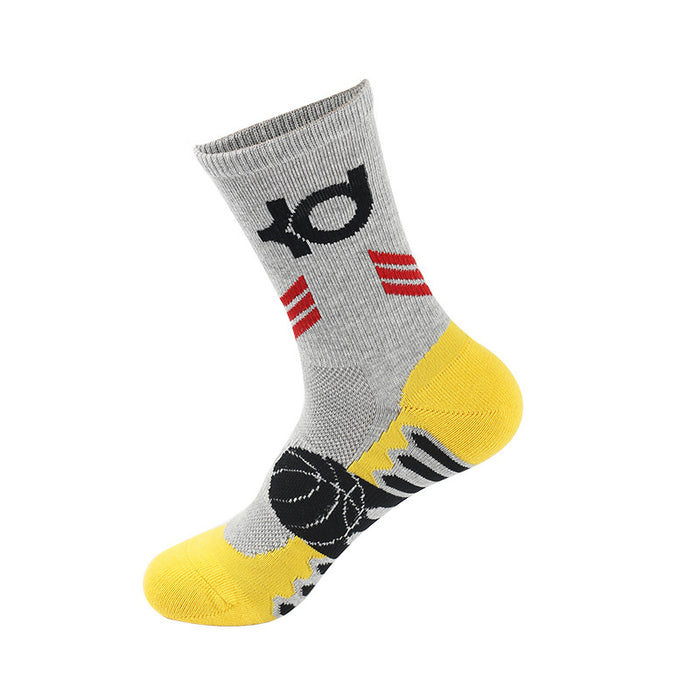 Wholesale Sock Cotton Sweat Absorbing Tall Basketball Socks Thick Thick Line Men MOQ≥3 JDC-SK-XYY001