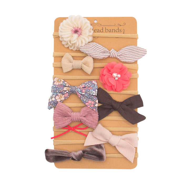 Wholesale baby sweatband female cute princess headband bow MOQ≥3 JDC-HD-AMSR001