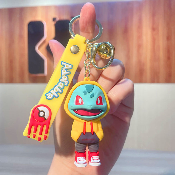 Wholesale Keychain PVC Soft Adhesive Cute Cartoon Doll Keychain (M) JDC-KC-JG272