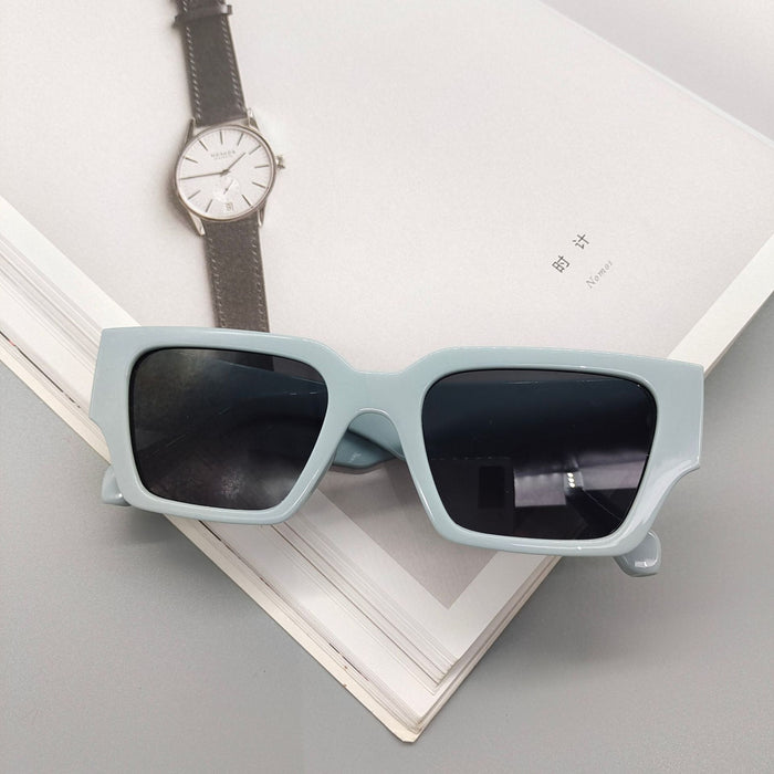 Wholesale Large Frame Sunglasses Black Rough Frame Anti Blue Light MOQ≥2 JDC-SG-BoH006