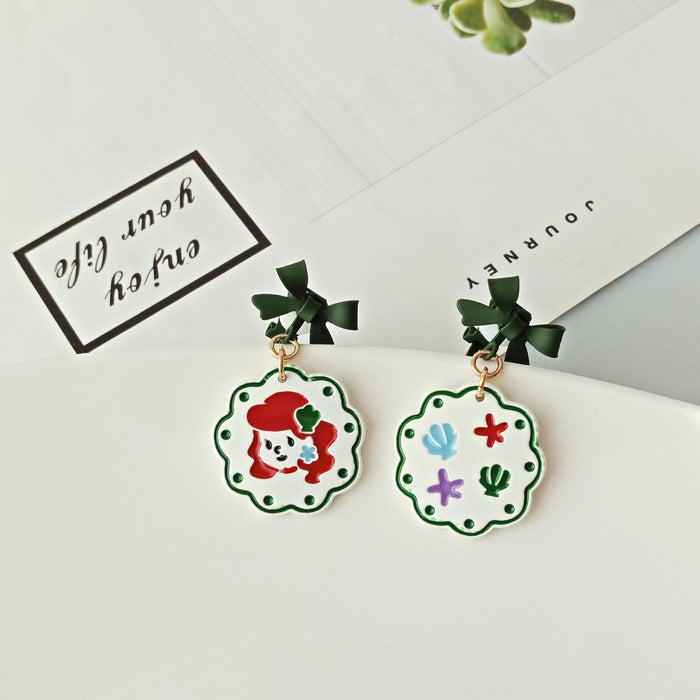 Jewelry WholesaleWholesale S925 Silver Needle Bow Cartoon Stud Earrings (M) JDC-ES-YKT005 Earrings 艺凯特 %variant_option1% %variant_option2% %variant_option3%  Factory Price JoyasDeChina Joyas De China