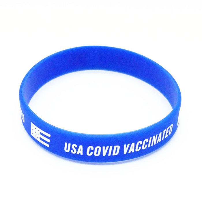 Jewelry WholesaleWholesale I got vaccine Cov-id Vaccinated Silicone Bracelet JDC-BT-HanJ012 Bracelet 寒骏 %variant_option1% %variant_option2% %variant_option3%  Factory Price JoyasDeChina Joyas De China