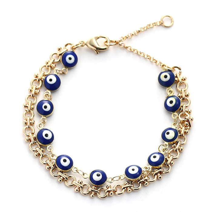 Wholesale Devil's Eye Iron Enamel Bracelet JDC-BT-KenJ003