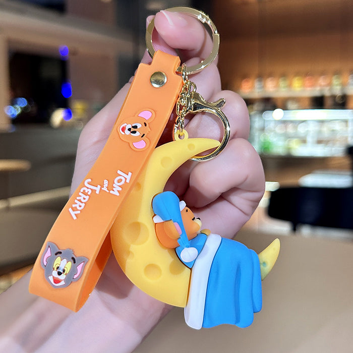 Wholesale Silicone Cartoon Cute Keychain Pendant Keychain JDC-KC-ZiX018