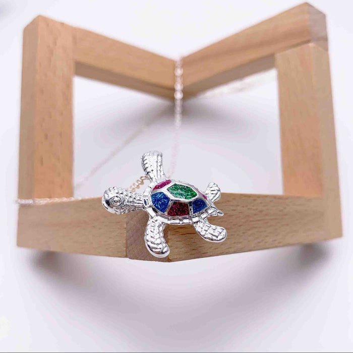 Jewelry WholesaleWholesale Imitation Opal Turtle Alloy Necklace JDC-NE-Jinque001 Necklaces 锦鹊 %variant_option1% %variant_option2% %variant_option3%  Factory Price JoyasDeChina Joyas De China