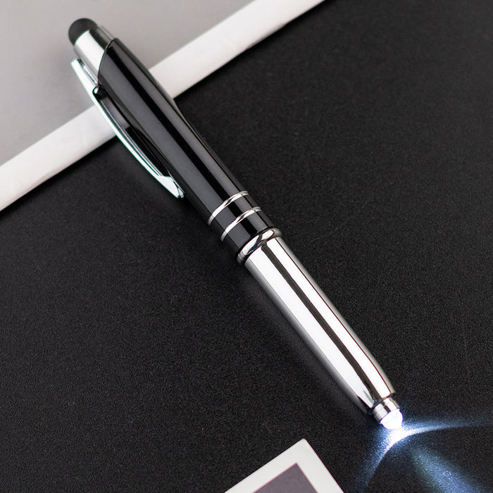 Jewelry WholesaleWholesale Metal Touch Ballpoint Pen LED Light Multifunctional Pen JDC-BP-Huah029 Ballpoint Pen 华豪 %variant_option1% %variant_option2% %variant_option3%  Factory Price JoyasDeChina Joyas De China