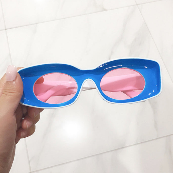 Jewelry WholesaleWholesale candy color sunglasses JDC-SG-LanM003 Sunglasses 蓝眸 %variant_option1% %variant_option2% %variant_option3%  Factory Price JoyasDeChina Joyas De China