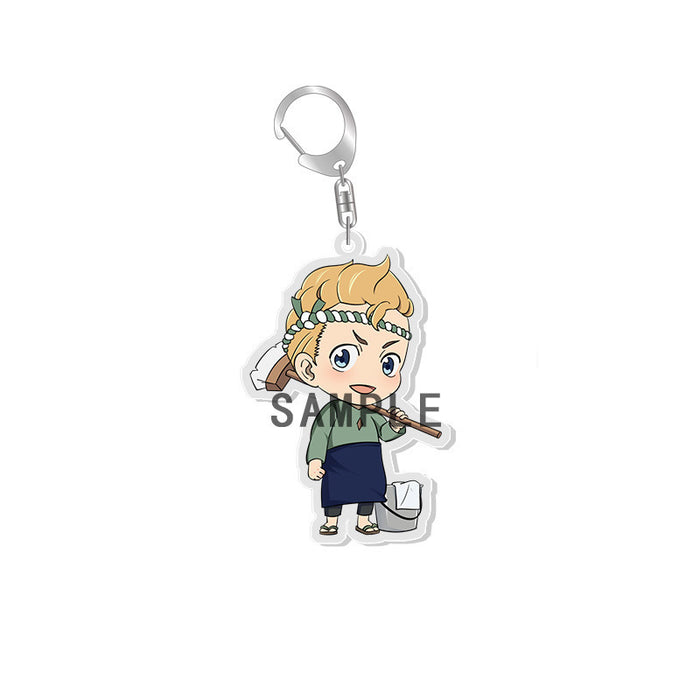 Wholesale pendant cute acrylic keychain Tokyo JDC-KC-XCai001