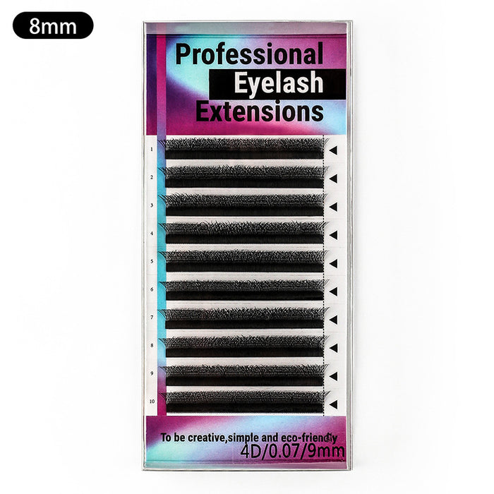 Wholesale man-made fiber false eyelashes four leaf clover natural JDC-EY-LJL002