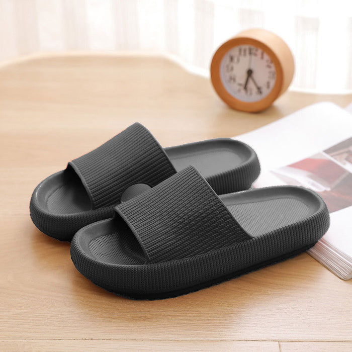 Wholesale 3.2CM thick bottom sandals and slippers rubber and plastic home feces JDC-SP-JuH001