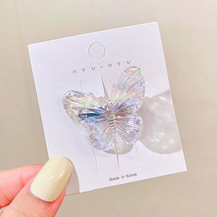 Jewelry WholesaleWholesale transparent black butterfly hairpin JDC-HC-i390 Hair Clips 溪南 %variant_option1% %variant_option2% %variant_option3%  Factory Price JoyasDeChina Joyas De China