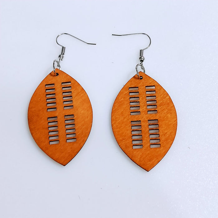 Wholesale Vintage Wooden Geometric Earrings Women JDC-ES-AnX012